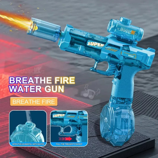 SplashX Shark Blaster — LED Electric Water Gun